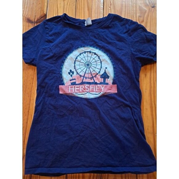 LADIES HERSHEY'S T-SHIRT SIZE M MEDIUM - Picture 1 of 2